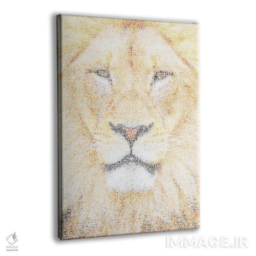 تابلو دکوراتیو پادشاه اثر گوسفند رباتی - نمای پرسپکتیو محصول