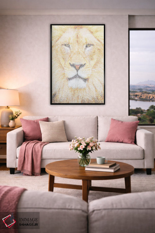 تابلو دکوراتیو پادشاه اثر گوسفند رباتی - D2B