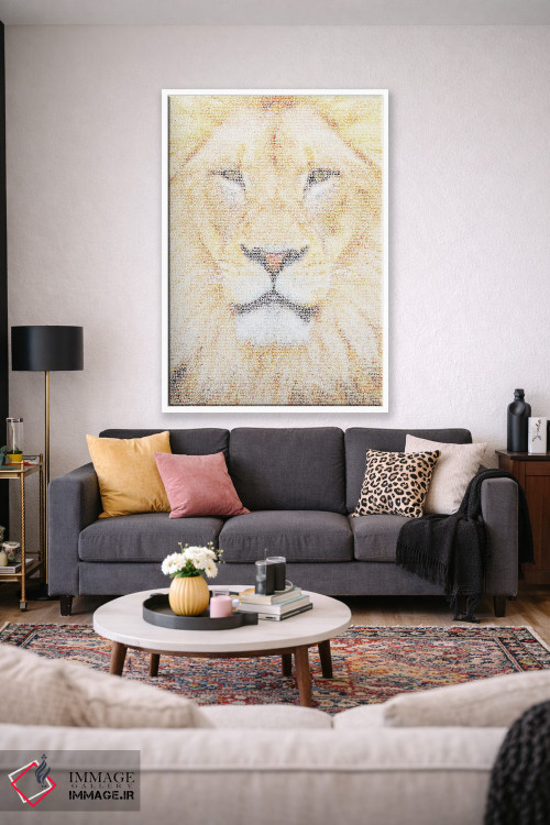 تابلو دکوراتیو پادشاه اثر گوسفند رباتی - D1W