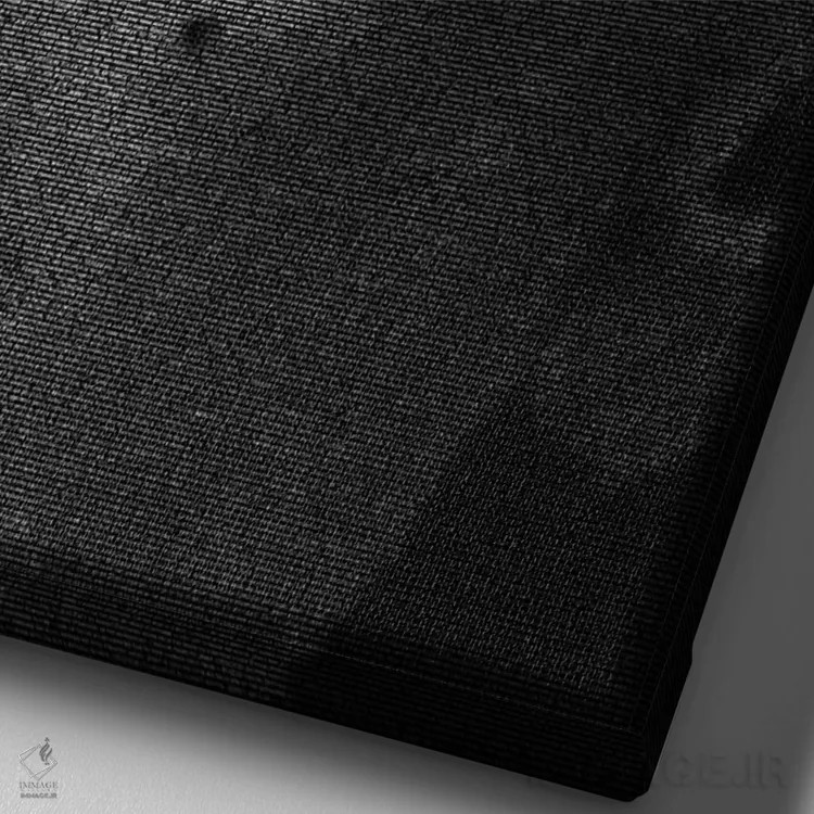 تابلو دکوراتیو مونرو اثر گوسفند رباتی - نمای نزدیک بافت بوم