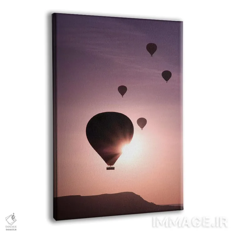 تابلو دکوراتیو ترکیه، آناتولی، کاپادوکیا، گورمه. بالن های هوای گرم در حال… اثر امیلی ویلسون - نمای پرسپکتیو محصول