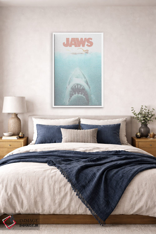 تابلو دکوراتیو آرواره ها اثر گوسفند رباتی - D4W