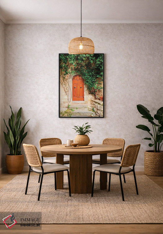 تابلو دکوراتیو ایتالیا، توسکانی، گروه در کیانتی. تاکستان های کیانتی. درب… اثر امیلی ویلسون - D5B