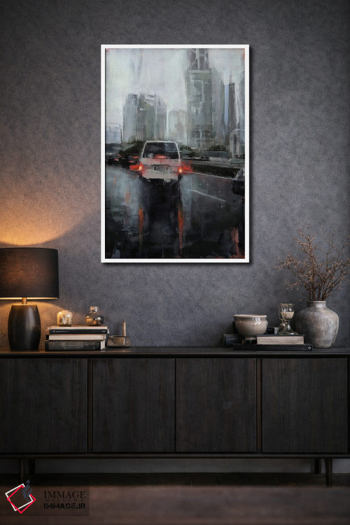 تابلو دکوراتیو باران در کل I اثر ادوارد وارکنتین - D1W