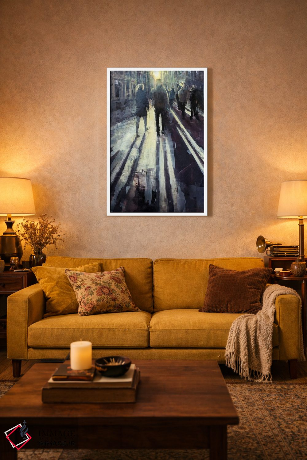 تابلو دکوراتیو غروب در برلین اثر ادوارد وارکنتین - D1W