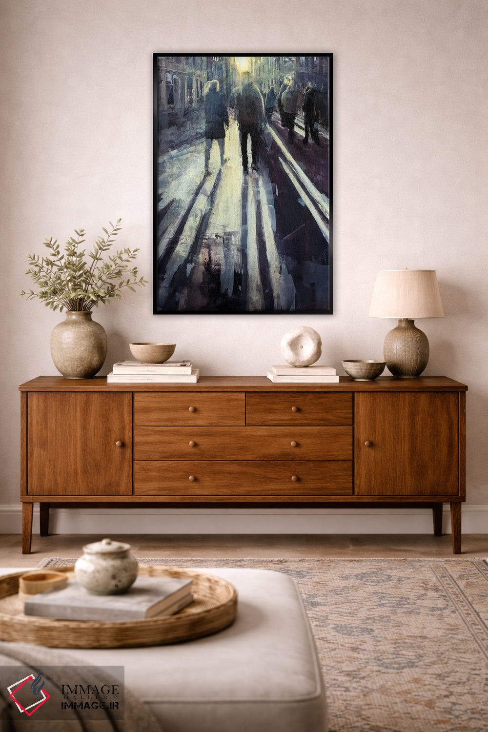 تابلو دکوراتیو غروب در برلین اثر ادوارد وارکنتین - D3B