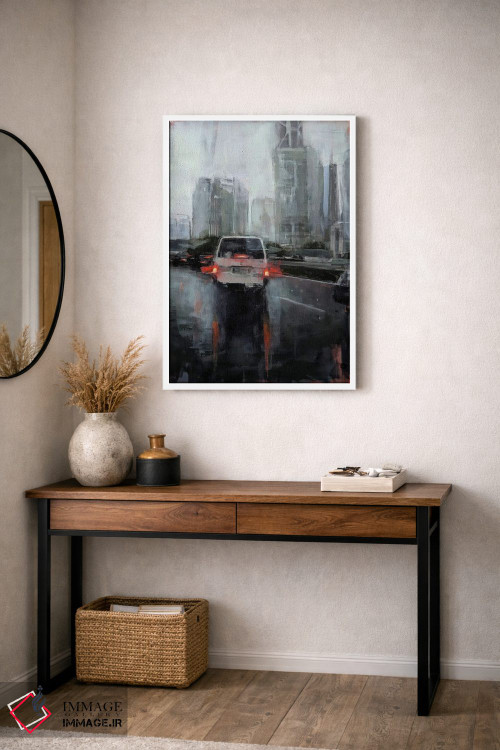 تابلو دکوراتیو باران در کل I اثر ادوارد وارکنتین - D3W