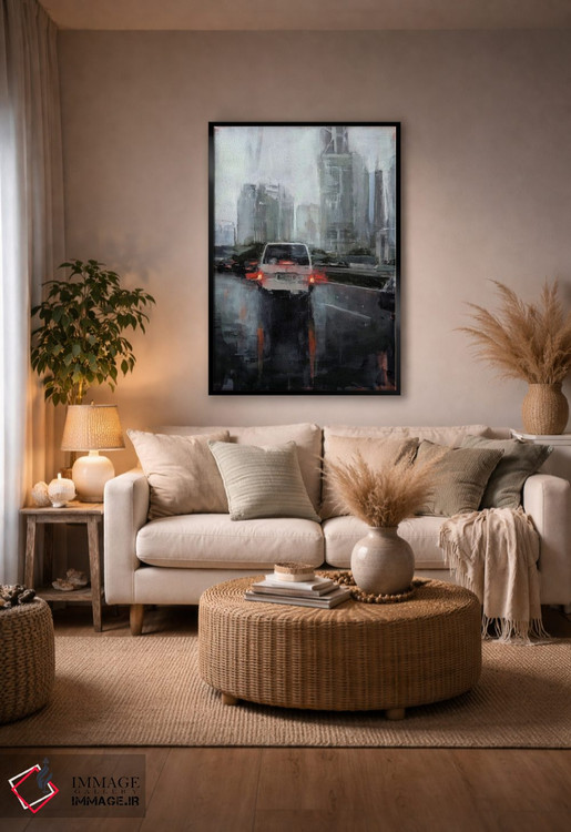 تابلو دکوراتیو باران در کل I اثر ادوارد وارکنتین - D4B