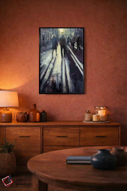 تابلو دکوراتیو غروب در برلین اثر ادوارد وارکنتین - D5B