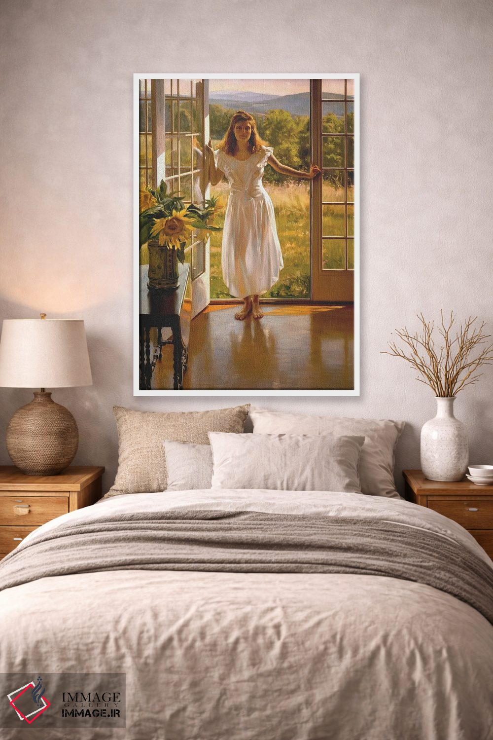 تابلو دکوراتیو صبحگاهان اوت اثر ایوان ویلسون - D1W
