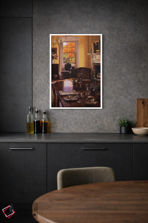 تابلو مدرن میز پاییزی اثر ایوان ویلسون - D1W