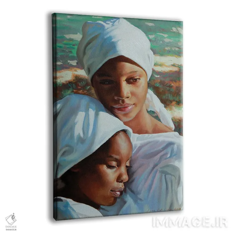 تابلو دکوراتیو خواهران غسل تعمید یافته اثر ایوان ویلسون - نمای پرسپکتیو محصول