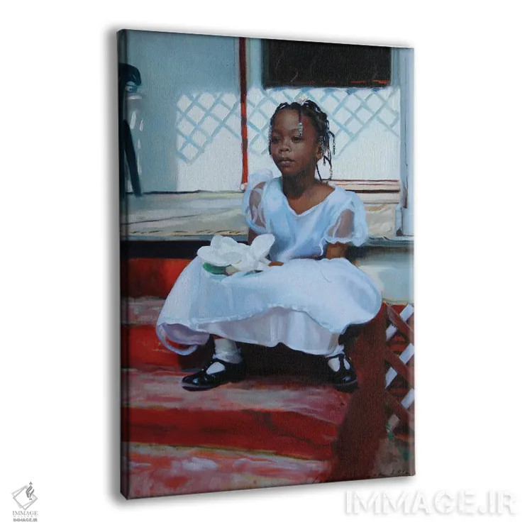 تابلو دکوراتیو ایوان مادربزرگ اثر ایوان ویلسون - نمای پرسپکتیو محصول