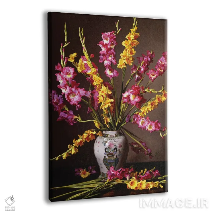 تابلو دکوراتیو گلدیولا اثر ایوان ویلسون - نمای پرسپکتیو محصول