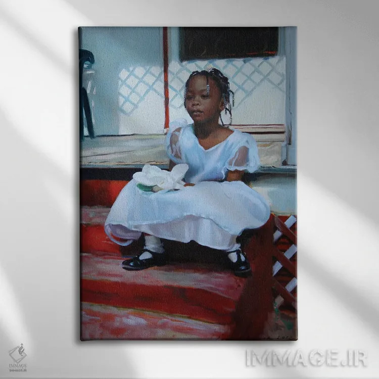 تابلو دکوراتیو ایوان مادربزرگ اثر ایوان ویلسون - نمای روبهرو روی دیوار