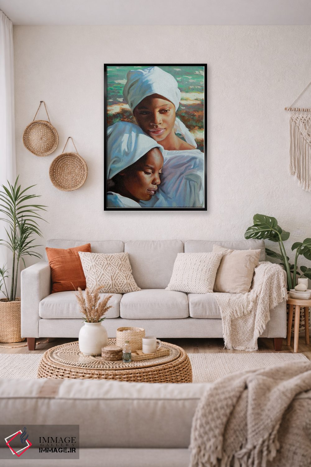 تابلو دکوراتیو خواهران غسل تعمید یافته اثر ایوان ویلسون - D3B