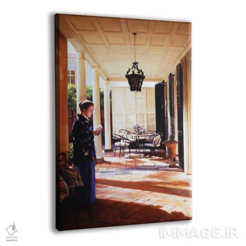 تابلو دکوراتیو در حیاط چارلستون اثر ایوان ویلسون - نمای پرسپکتیو محصول