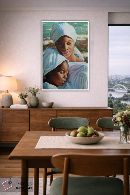 تابلو دکوراتیو خواهران غسل تعمید یافته اثر ایوان ویلسون - D5W