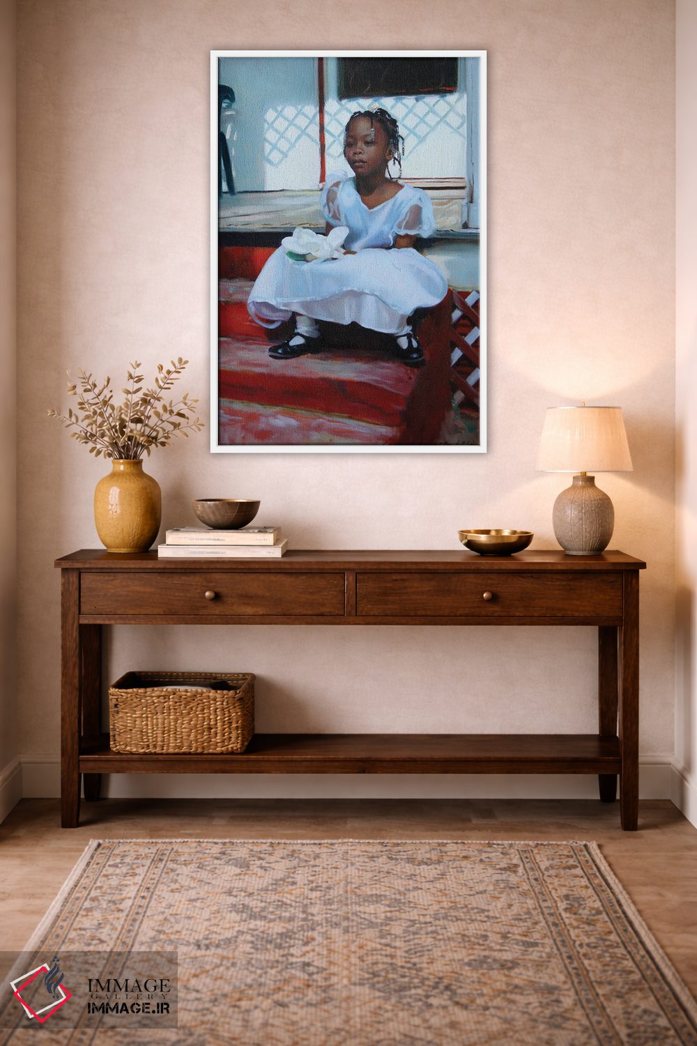تابلو دکوراتیو ایوان مادربزرگ اثر ایوان ویلسون - D1W