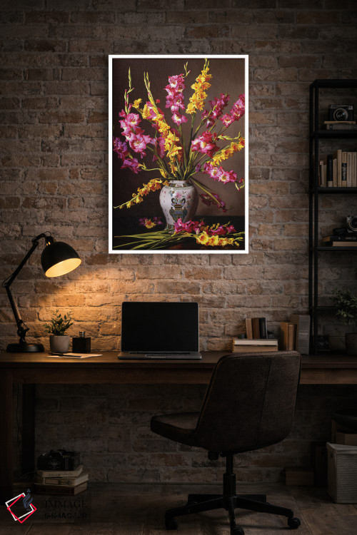 تابلو دکوراتیو گلدیولا اثر ایوان ویلسون - D2W