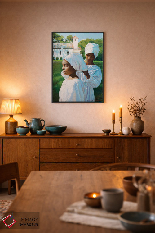 تابلو دکوراتیو تنظیمات لحظه آخری اثر ایوان ویلسون - D6B