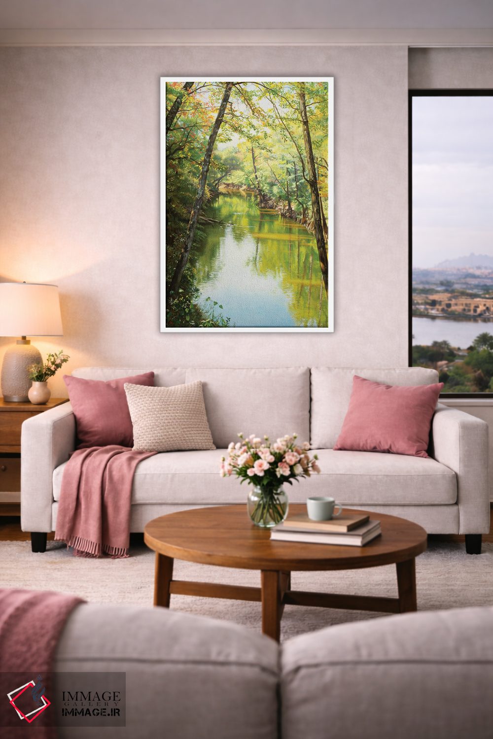 تابلو دکوراتیو رودخانه سیپسی اثر ایوان ویلسون - D2W