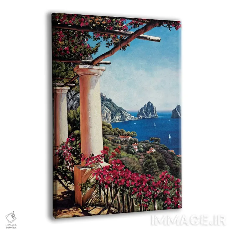 تابلو دکوراتیو پرگولا در کاپری اثر الیزابت رایت - نمای پرسپکتیو محصول