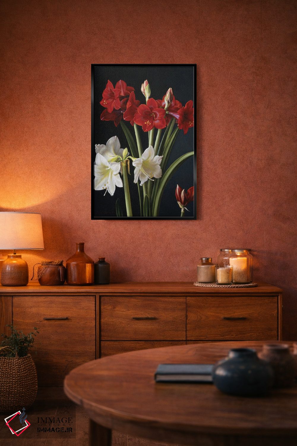 تابلو دکوراتیو آماریلیس اثر ایوان ویلسون - D4B