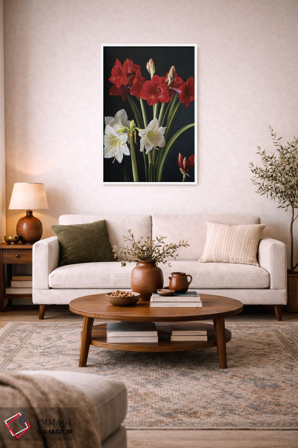 تابلو دکوراتیو آماریلیس اثر ایوان ویلسون - D2W