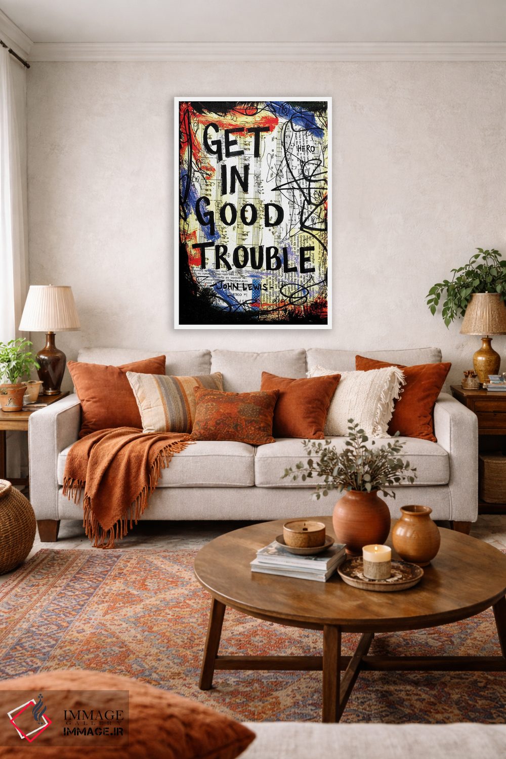 تابلو دکوراتیو دردسر خوب اثر الکسا بانکرافت - D1W