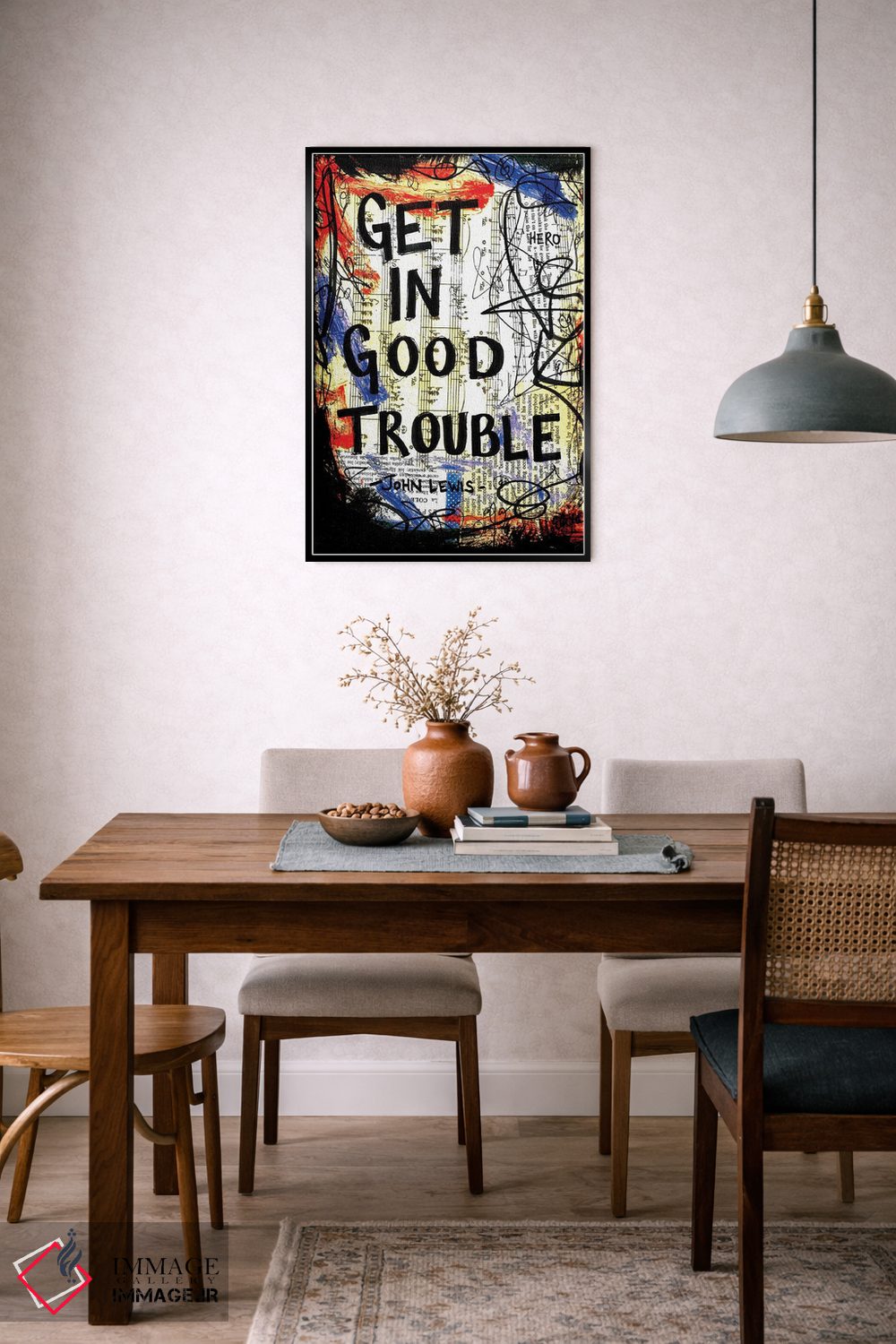 تابلو دکوراتیو دردسر خوب اثر الکسا بانکرافت - D5B