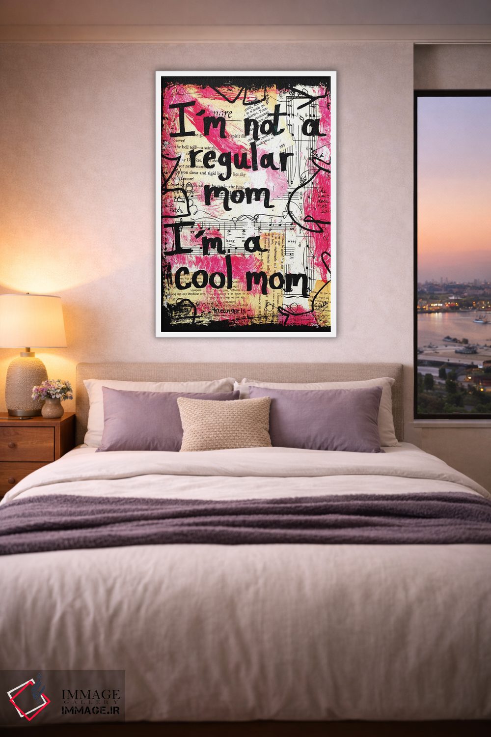 تابلو دکوراتیو مامان باحال اثر الکسا بانکرافت - D4W