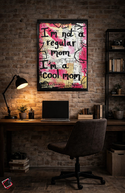 تابلو دکوراتیو مامان باحال اثر الکسا بانکرافت - D5B