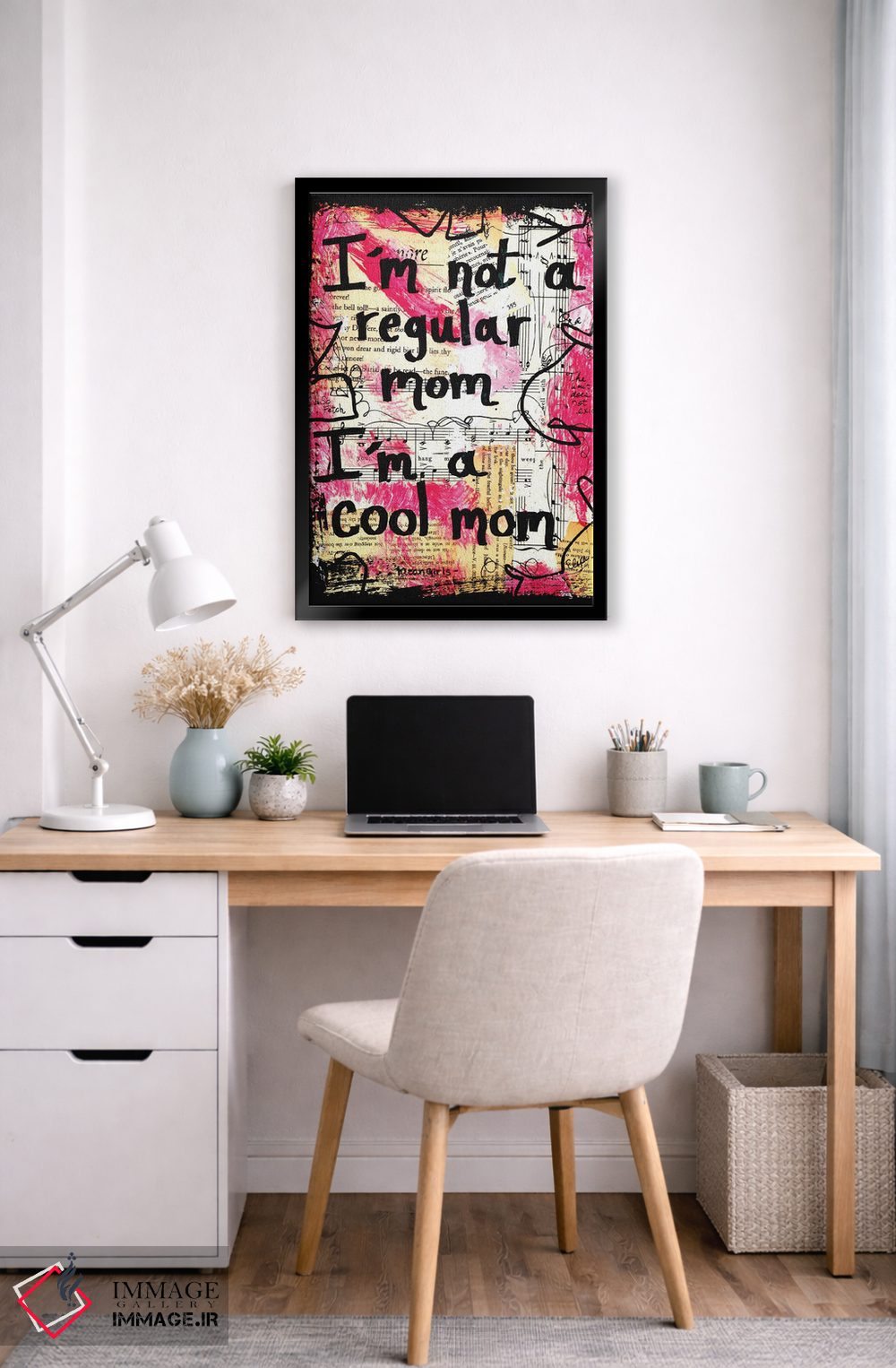 تابلو دکوراتیو مامان باحال اثر الکسا بانکرافت - D6B