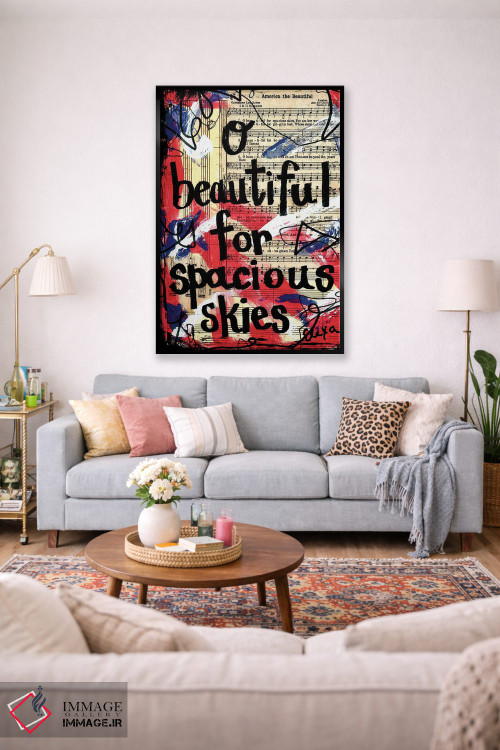 تابلو دکوراتیو ای آمریکای زیبا اثر الکسا بانکرافت - D2B