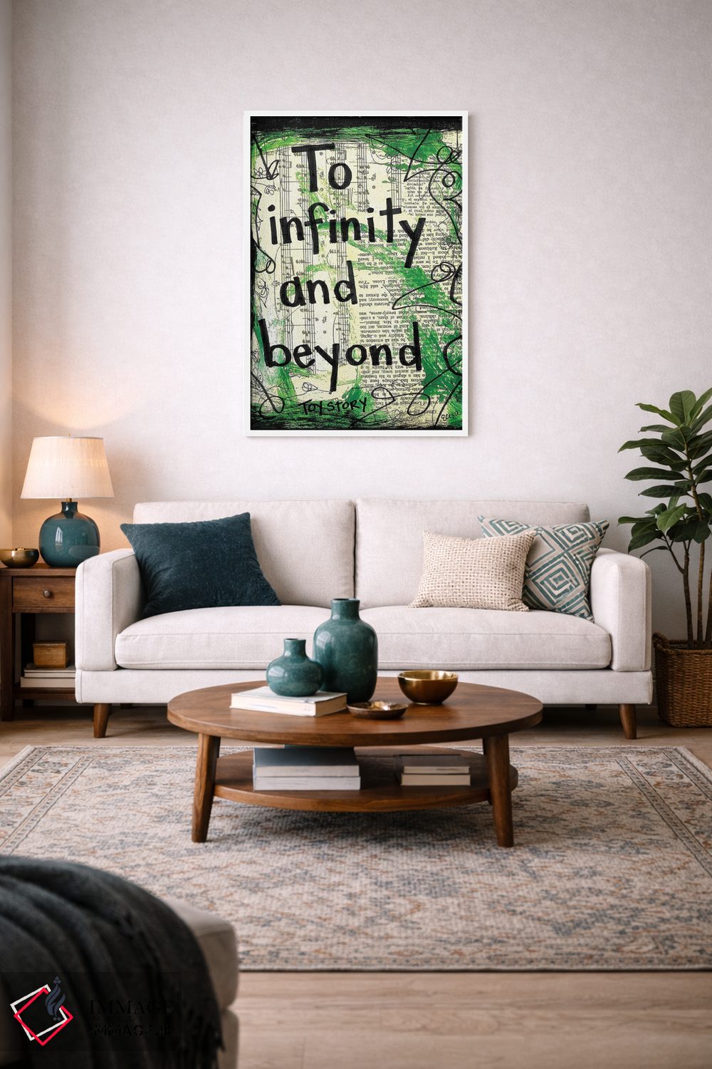 تابلو دکوراتیو تا بی نهایت و فراتر از آن اثر الکسا بانکرافت - D3W