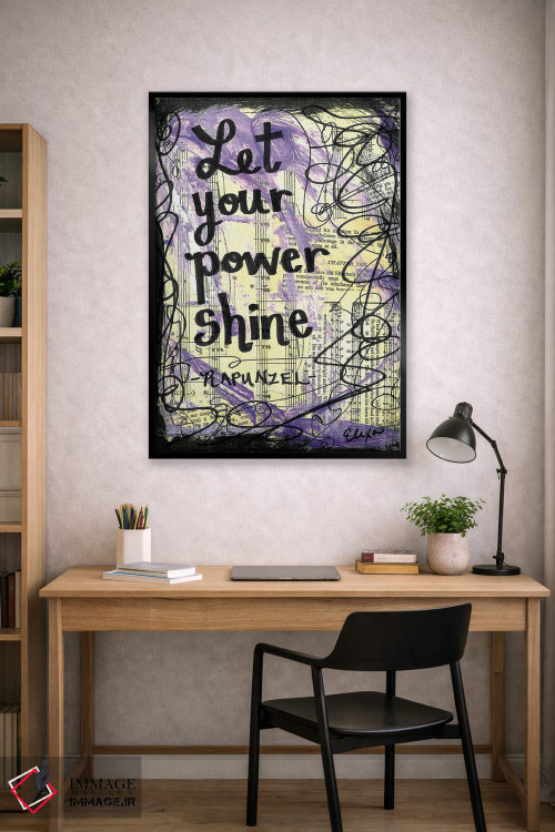 تابلو دکوراتیو درخشش قدرت اثر الکسا بانکرافت - D1B