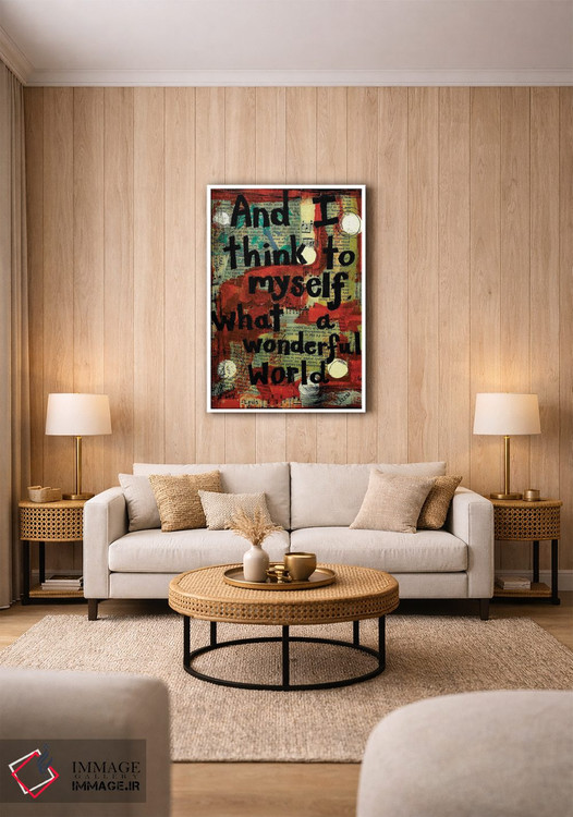 تابلو دکوراتیو دنیای شگفت انگیز اثر الکسا بانکرافت - D1W