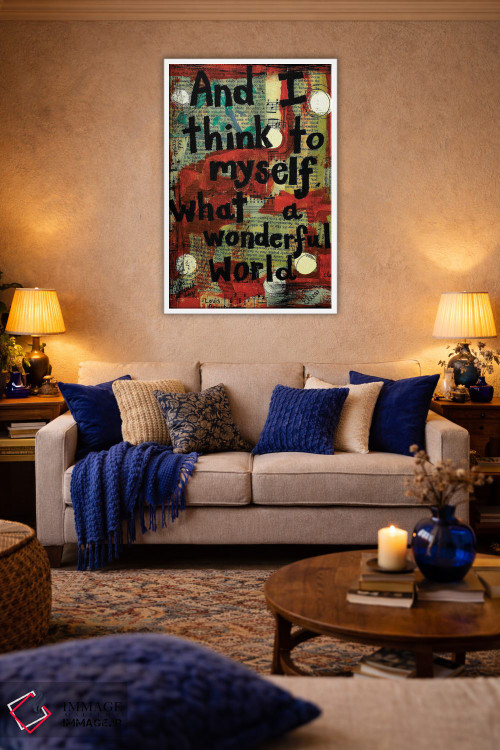 تابلو دکوراتیو دنیای شگفت انگیز اثر الکسا بانکرافت - D2W