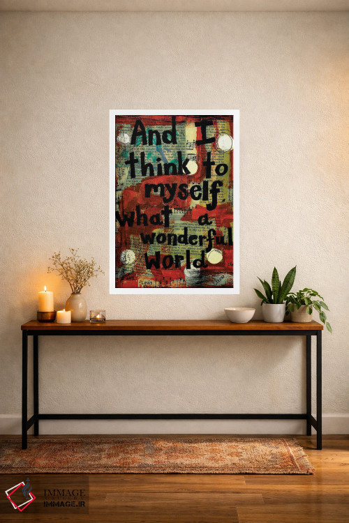 تابلو دکوراتیو دنیای شگفت انگیز اثر الکسا بانکرافت - D3W
