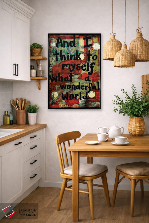 تابلو دکوراتیو دنیای شگفت انگیز اثر الکسا بانکرافت - D4B