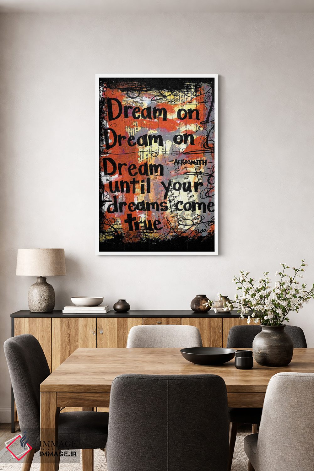 تابلو دکوراتیو رویابین باش اثر الکسا بانکرافت - D3W