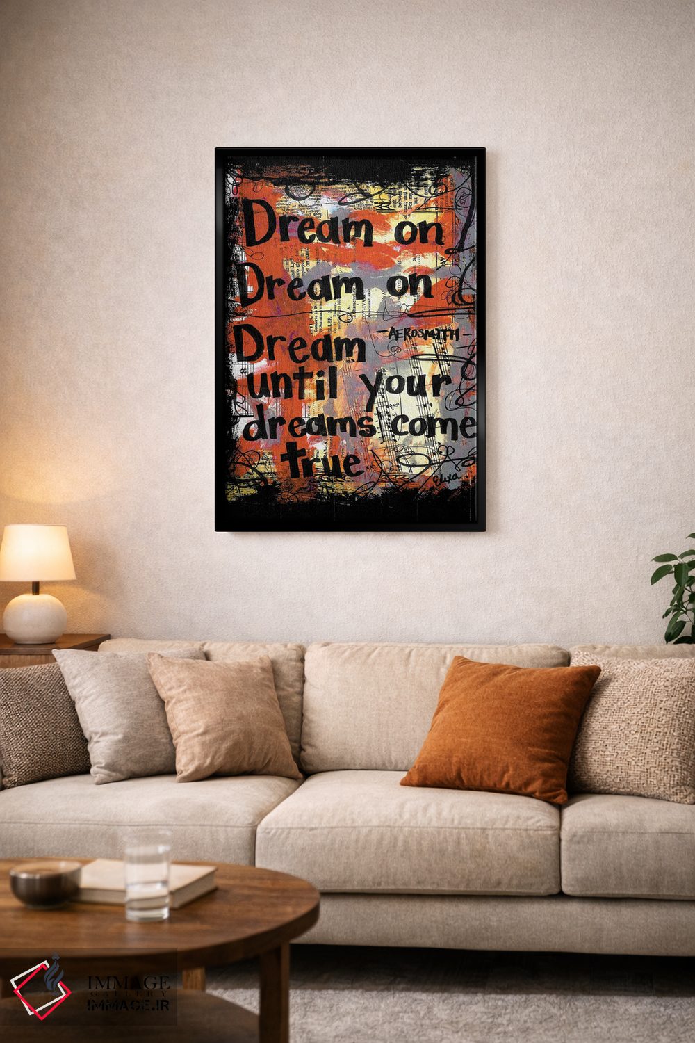 تابلو دکوراتیو رویابین باش اثر الکسا بانکرافت - D4B