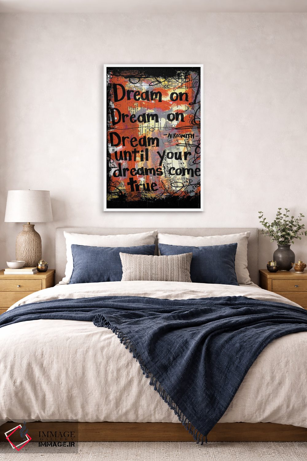 تابلو دکوراتیو رویابین باش اثر الکسا بانکرافت - D6W