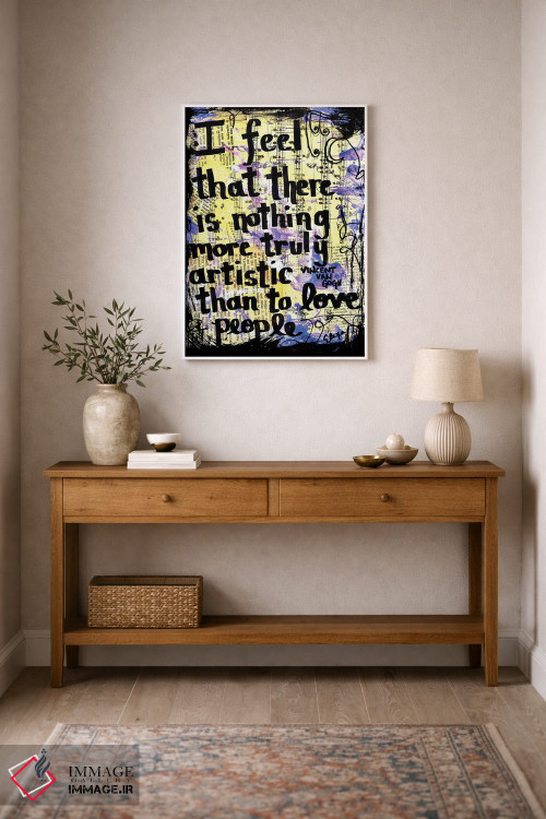 تابلو دکوراتیو عشق ون گوگ اثر الکسا بانکرافت - D1W