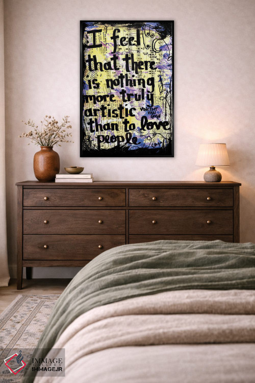 تابلو دکوراتیو عشق ون گوگ اثر الکسا بانکرافت - D5B