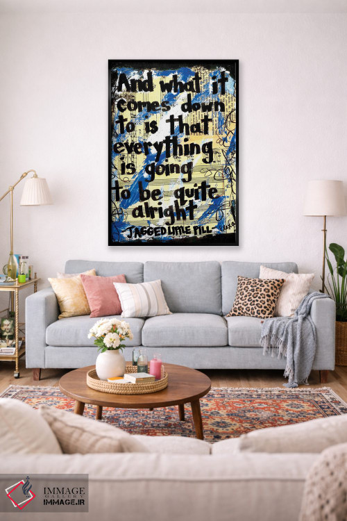 تابلو دکوراتیو محبوب تلخ اثر الکسا بانکرافت - D1B