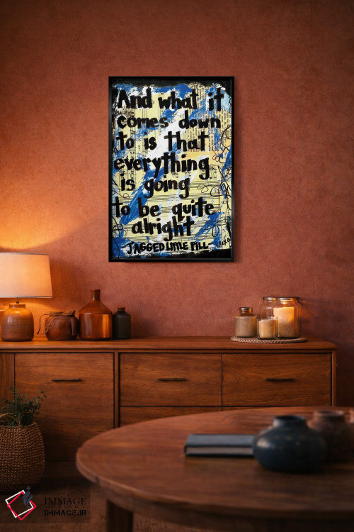 تابلو دکوراتیو محبوب تلخ اثر الکسا بانکرافت - D5B