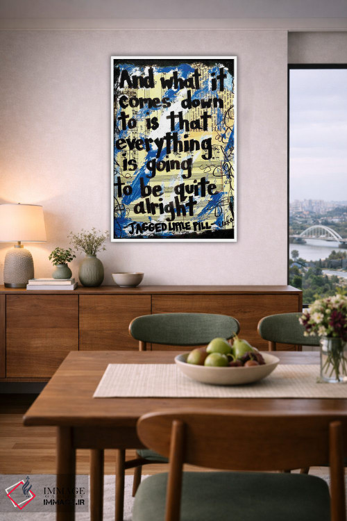 تابلو دکوراتیو محبوب تلخ اثر الکسا بانکرافت - D6W