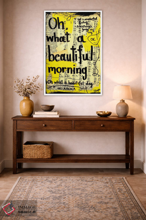 تابلو دکوراتیو صبح زیبای اوکلاهما اثر الکسا بانکرافت - D2W